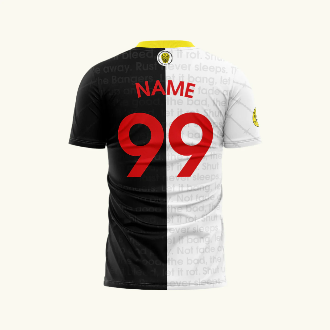 Bucky's Banana Bangers Black & White Jersey - Image 2